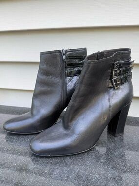 Sesto Meucci *Real Leather* "Blake" Ankle Boots, Size 8.5